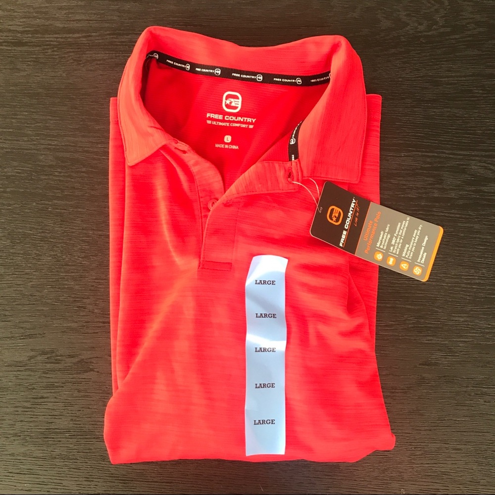 HP ⭐️ NWT Free Country Active Men’s Tee - L